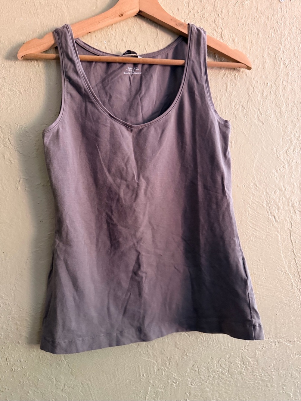 H&M Gray Scoop Neck Tank Top